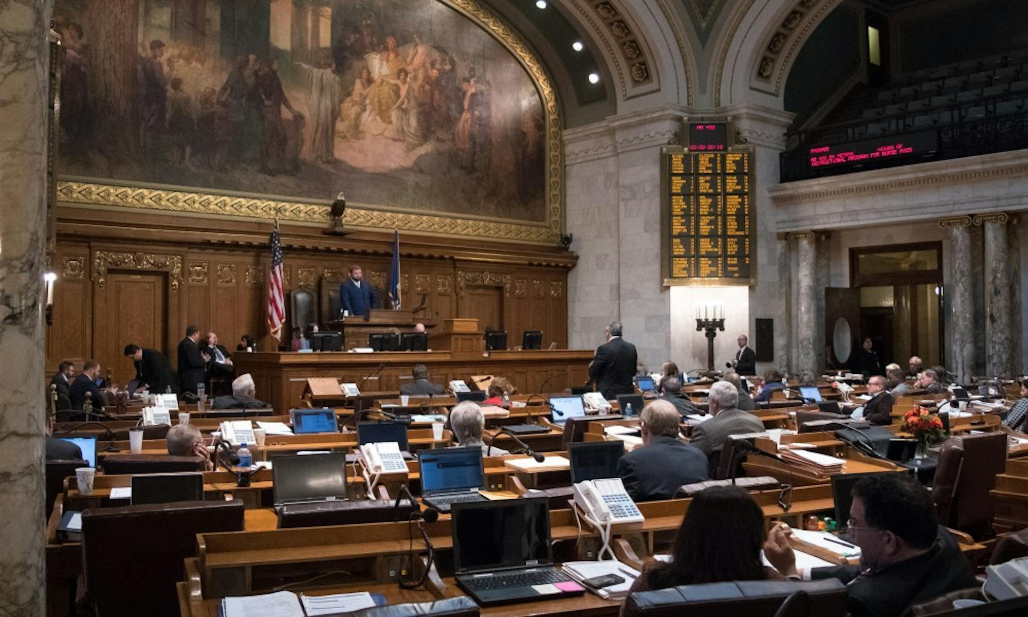 The state Assembly passed a bill Thursday that would prohibit state insurance programs from covering the cost of induced abortions except in certain circumstances.