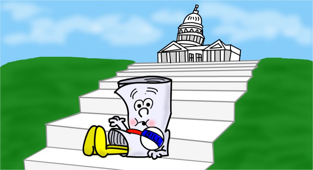This is a bill. He is only a bill. And he’s sitting up on Capitol Hill.