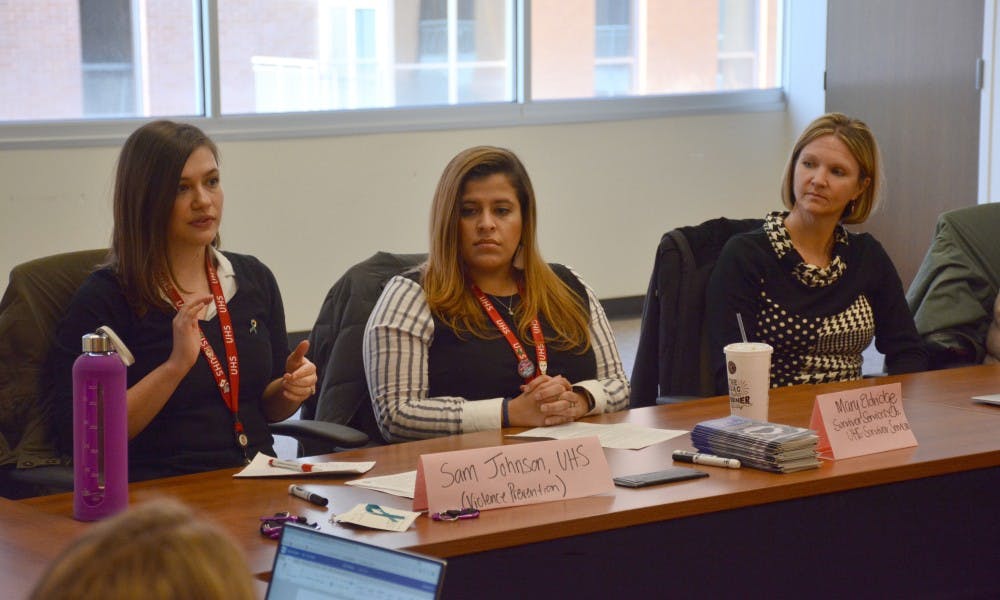 Several UW-Madison staff members presented to ASM Shared Governance Committee Wednesday on sexual assault prevention initiatives on campus.