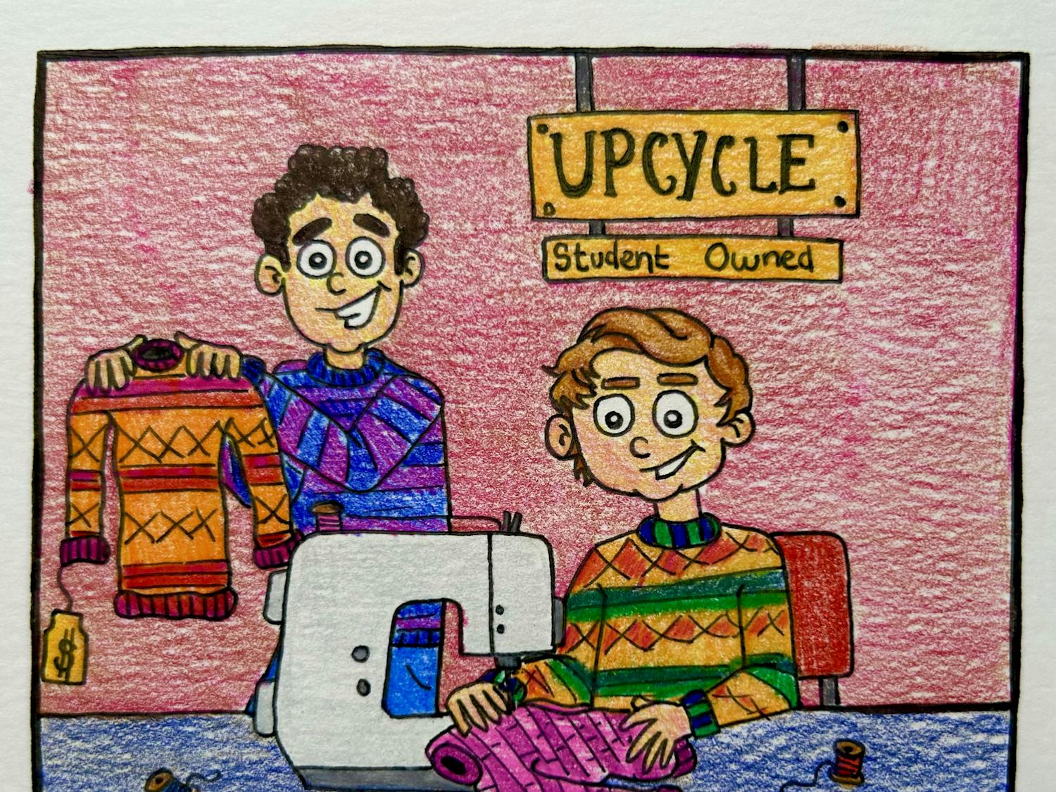 Upcycled Clothing Graphic