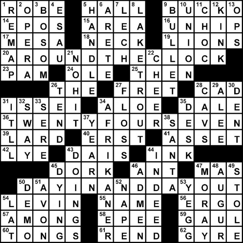 03/23/2011 - Crossword Solution