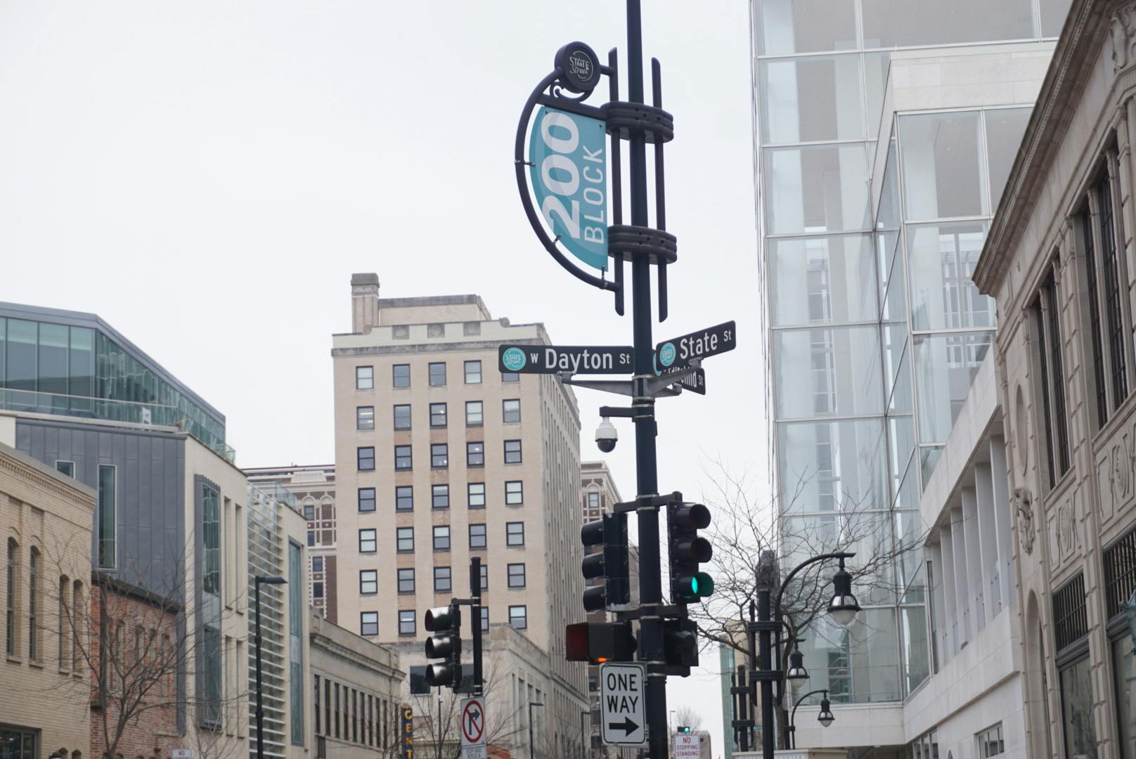 State St @ Dayton St Sign