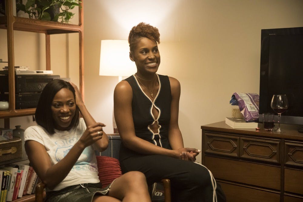 Yvonne Orji (left) and Issa Rae star in HBO’s “Insecure,” with its sophomore season airing this summer.