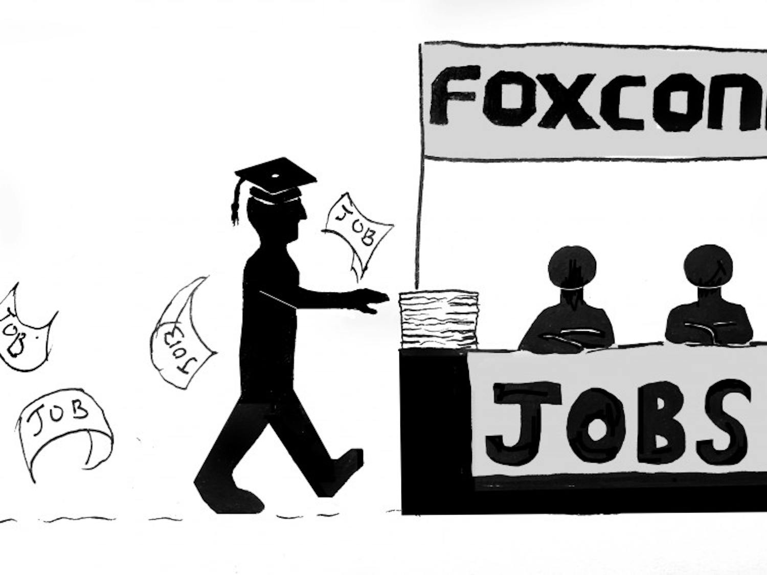 Foxconn plans to hire over 1,000 workers in each of the next&nbsp;two years.
