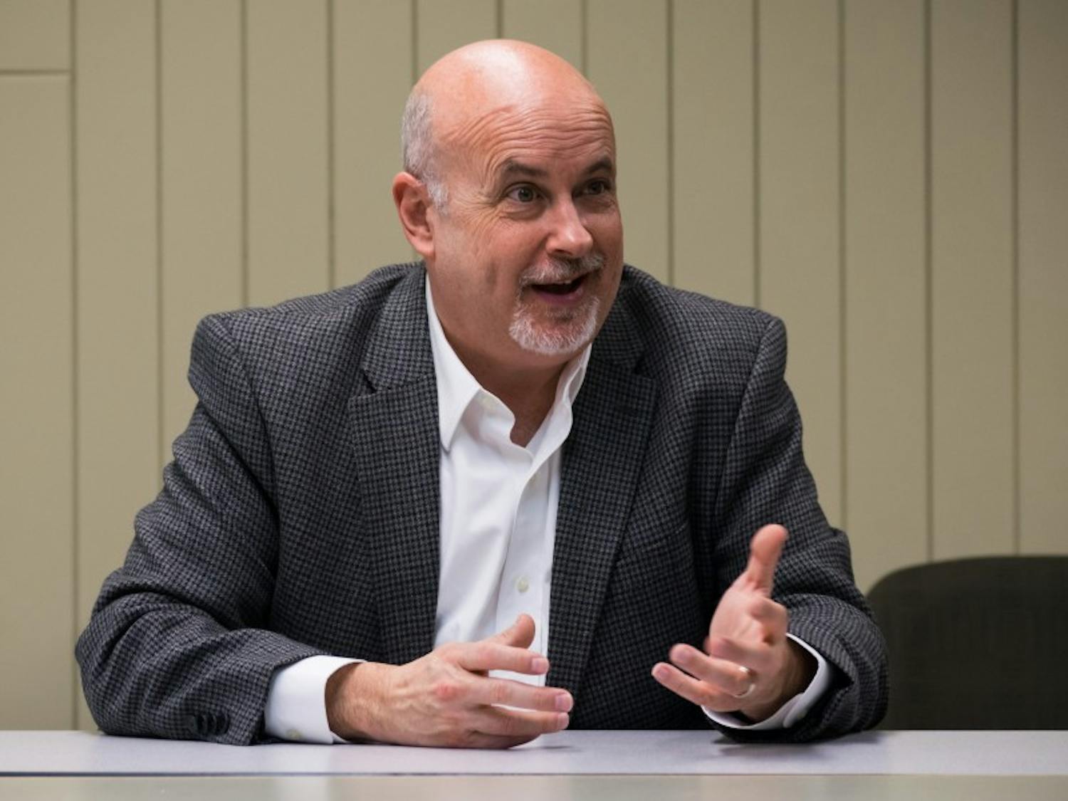 U.S. Rep. Mark Pocan, D-Wis., who received an undergraduate degree in journalism from UW-Madison, took a trip to Vilas Hall to speak with Cardinal staff about national and local issues affecting Wisconsin.