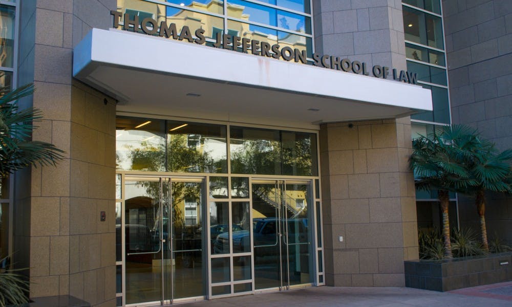 Thomas Jefferson School Law in San Diego is being sued for publishing false job placement rate statistics.