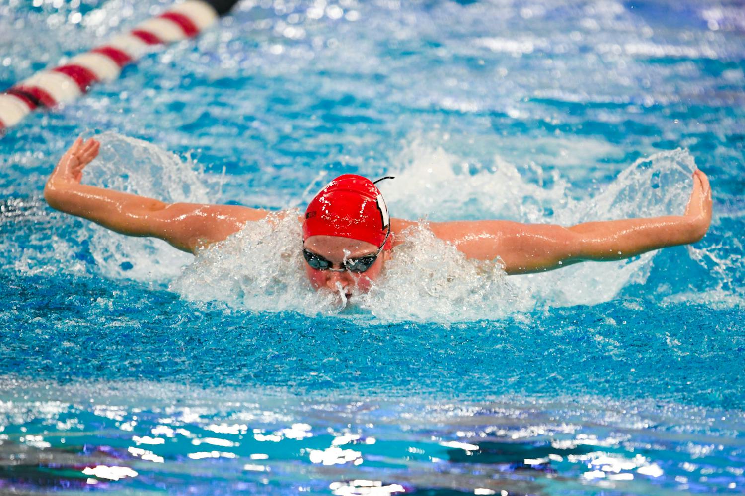 PHOTOS: Clean sweep by Badgers Swim and Dive against Green Bay on Senior Night