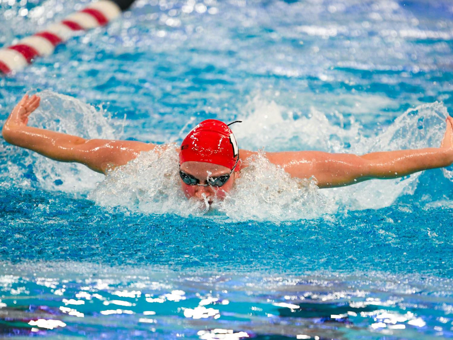 PHOTOS: Clean sweep by Badgers Swim and Dive against Green Bay on Senior Night