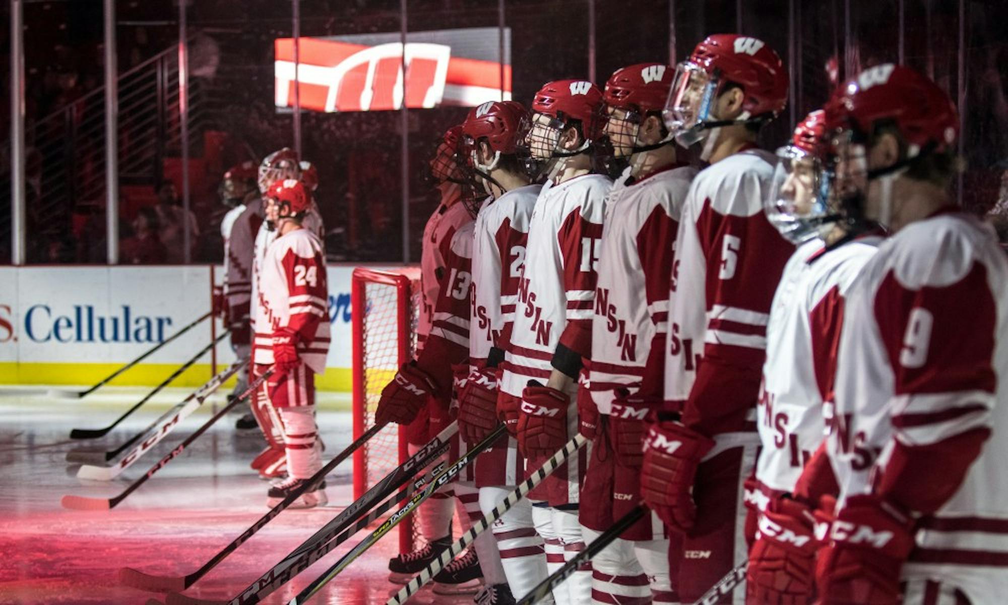 Wisconsin took a 3-2 lead in the second period on two goals in 24 seconds, but couldn't hold the lead with its season on the line.