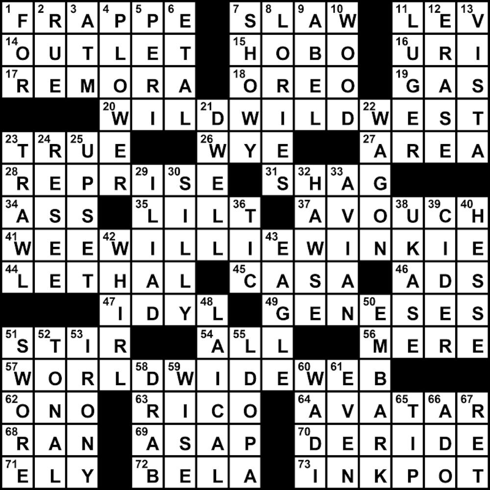 10/27/2010 - Crossword Solution