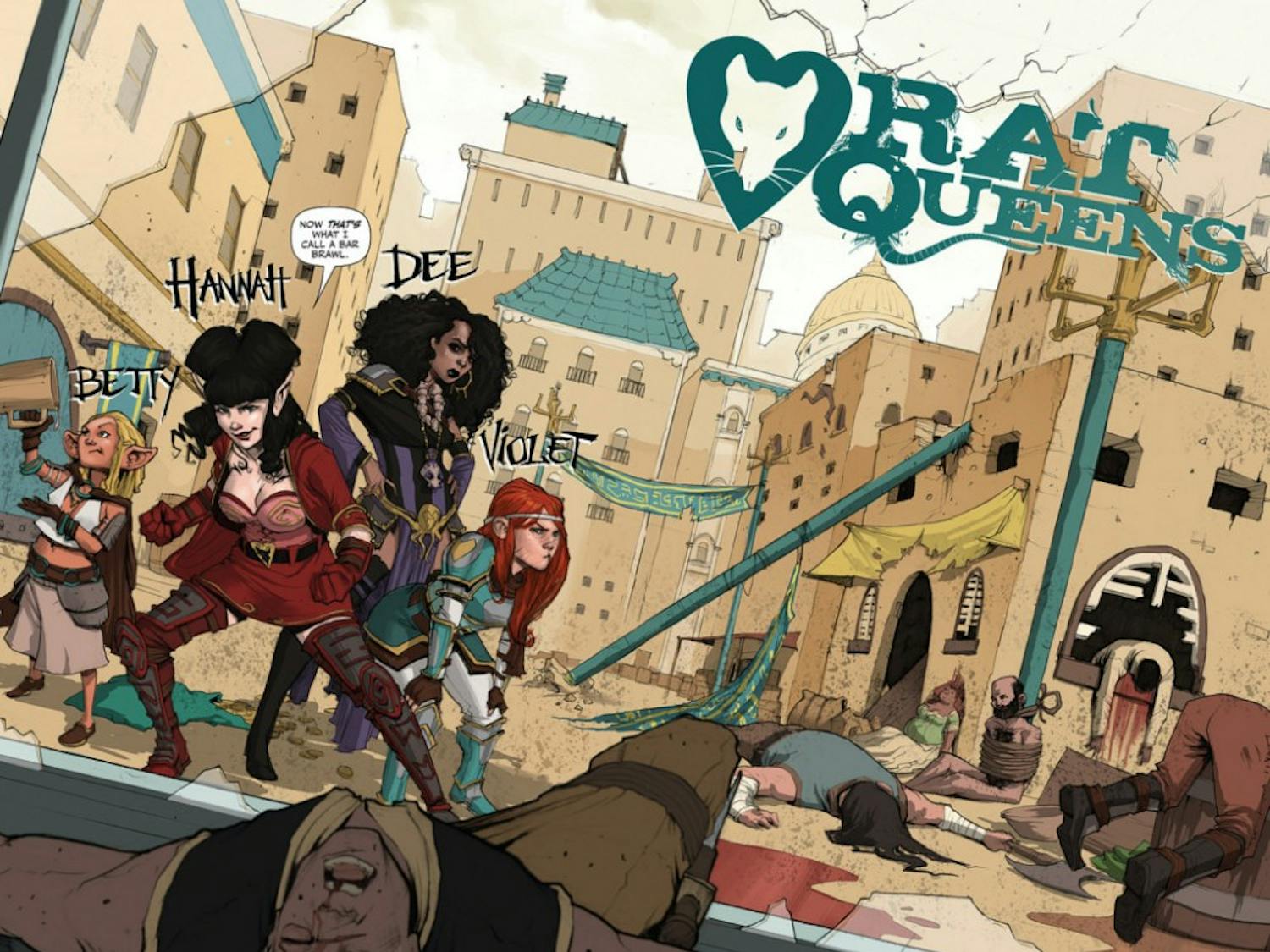"Rat Queens"&nbsp;revolves around a group of foul-mouthed female mercenaries.&nbsp;