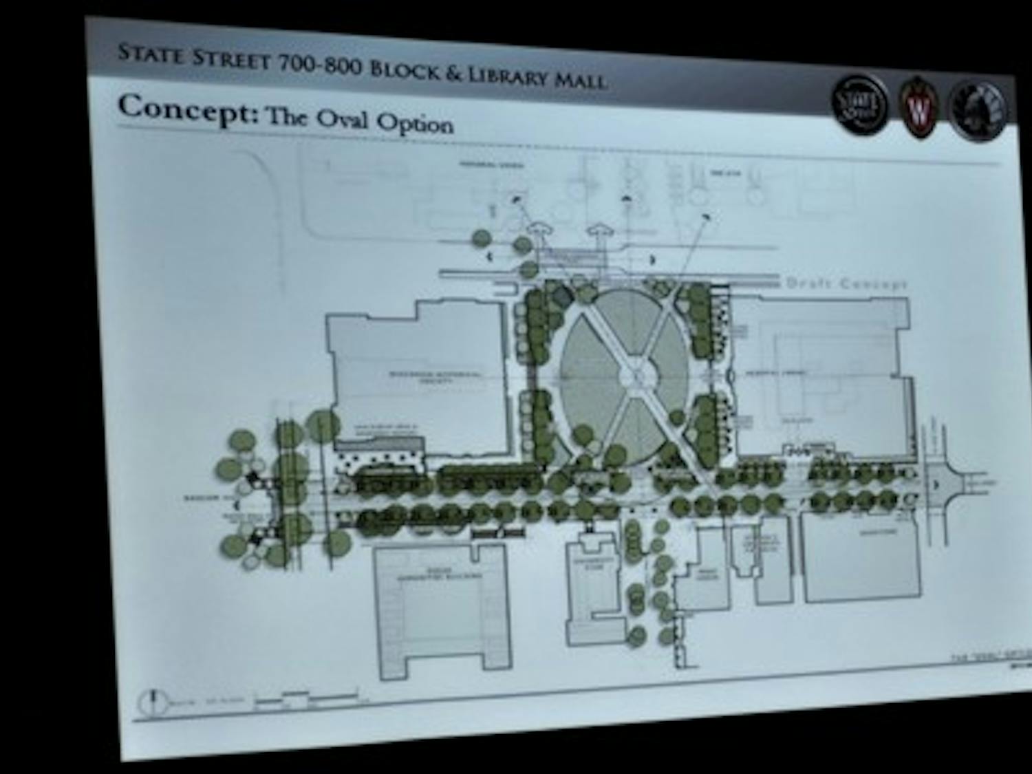 State Street, Library Mall redesign plan