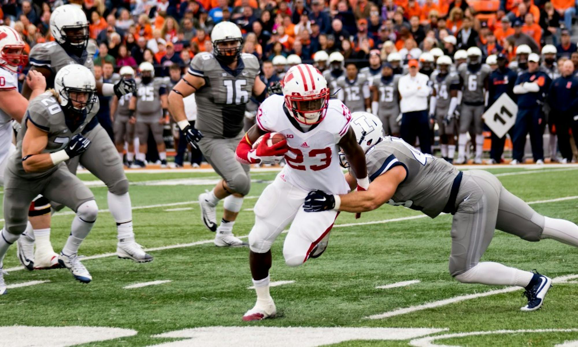 The Badgers, led by their trio of running backs, look to continue their winning ways against Illinois on Homecoming weekend.&nbsp;