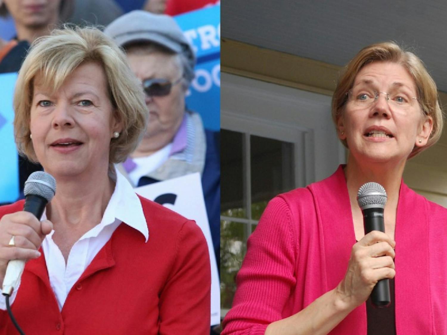 U.S. Sen. Elizabeth Warren rallied for Tammy Baldwin’s reelection campaign in Madison and Milwaukee ahead of Tuesday’s election.