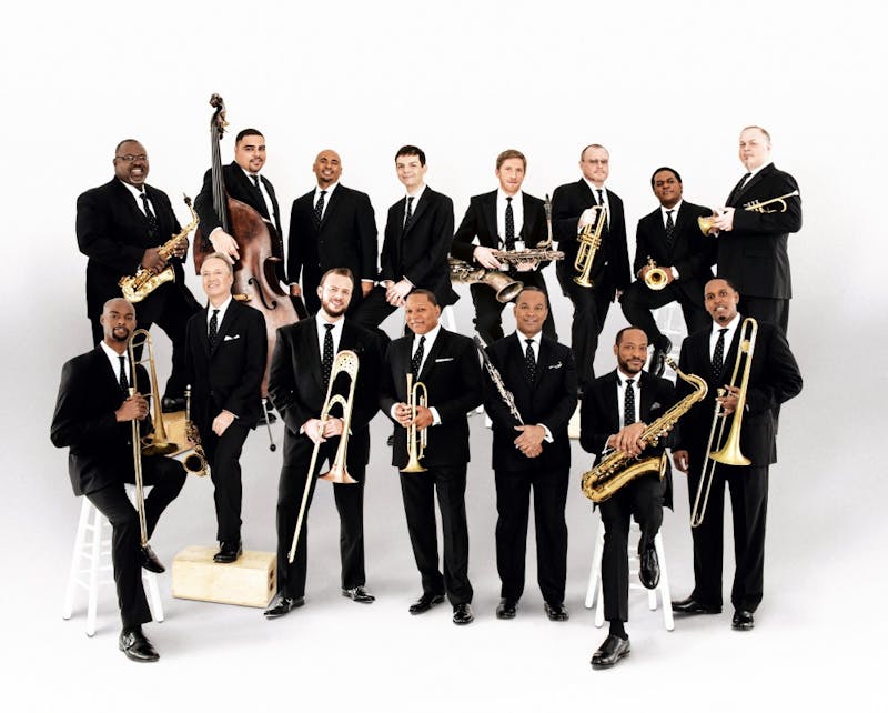 Wynton Marsalis and the Lincoln Center Jazz Orchestra created a masterful, fluid sound.