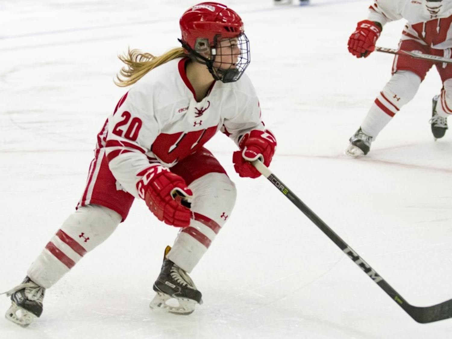 Sophomore Brette Pettet was one of three underclassmen to score for Wisconsin with multiple top seniors unavailable because of international competition.