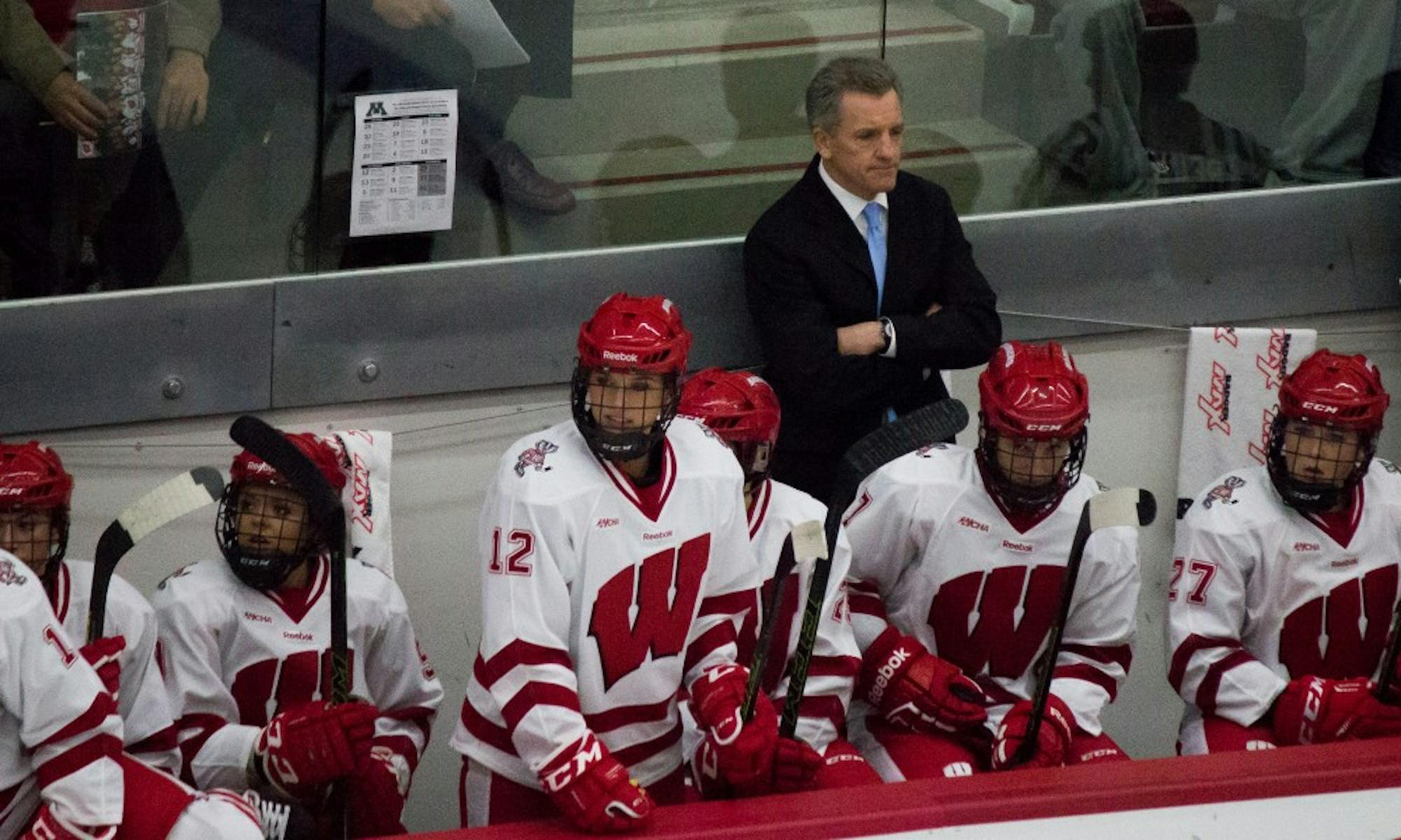 Head coach Mark Johnson's Badger squad is riding a 10-game win streak. &nbsp;