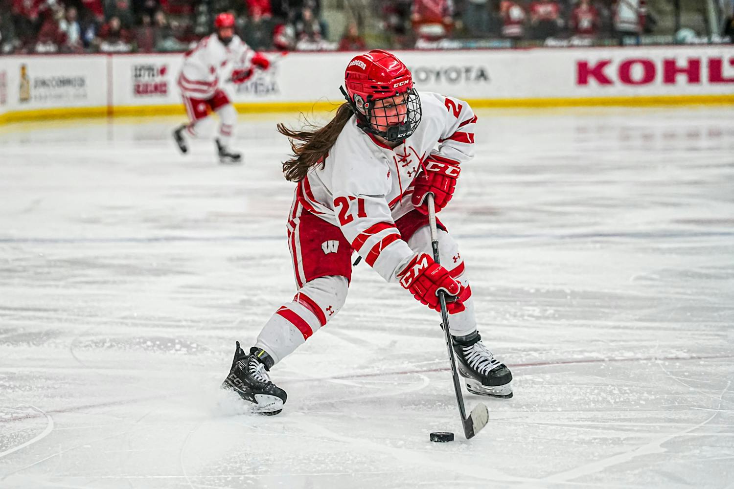 PHOTOS: After 16 straight wins, Ohio State women's ice hockey fell to the Wisconsin Badgers
