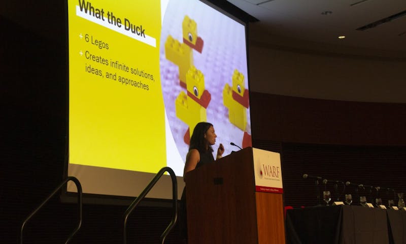 Kelsey Otero stressed the importance of student collaboration and innovation. 