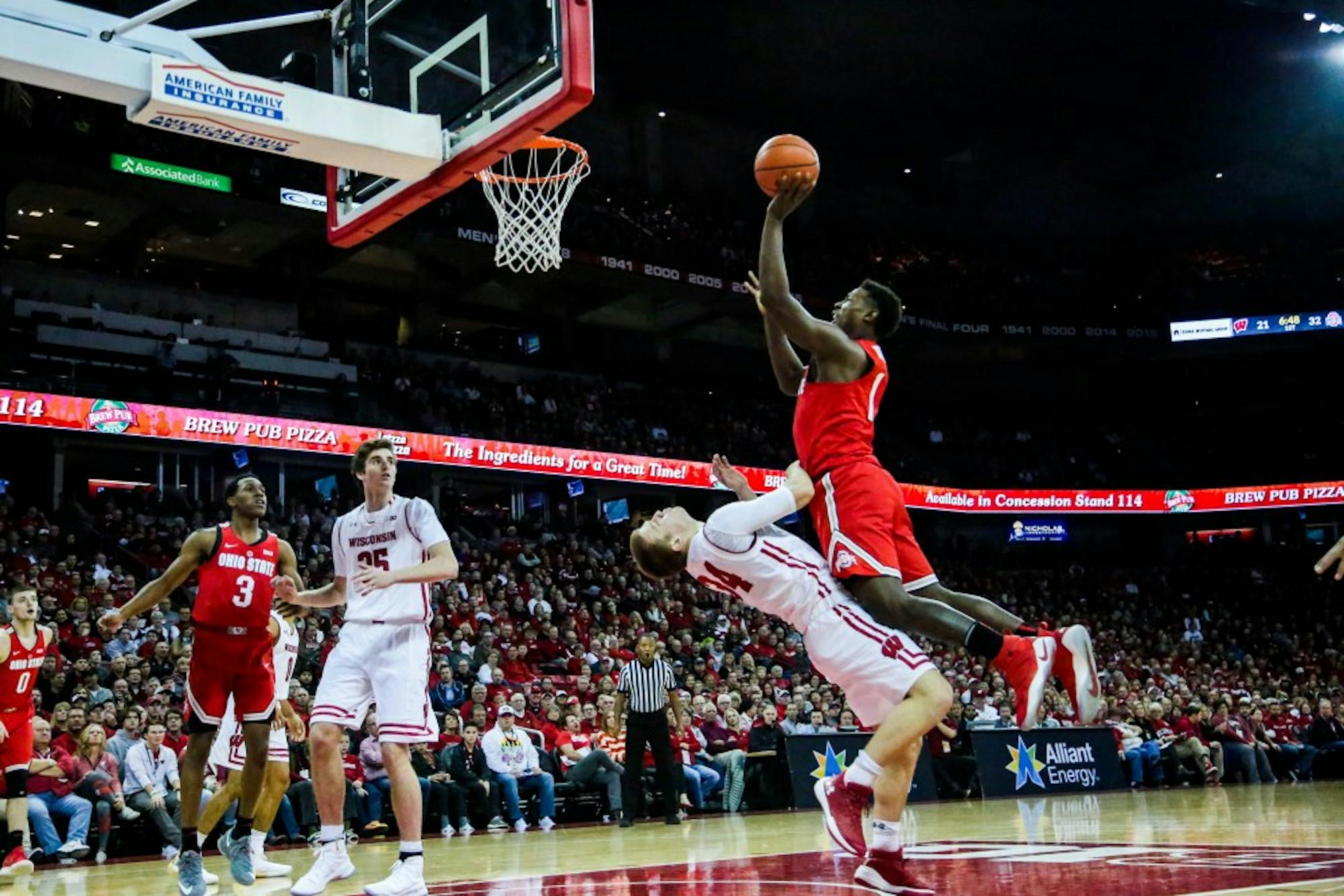 Ohio State dominated Wisconsin in UW's conference opener.&nbsp;