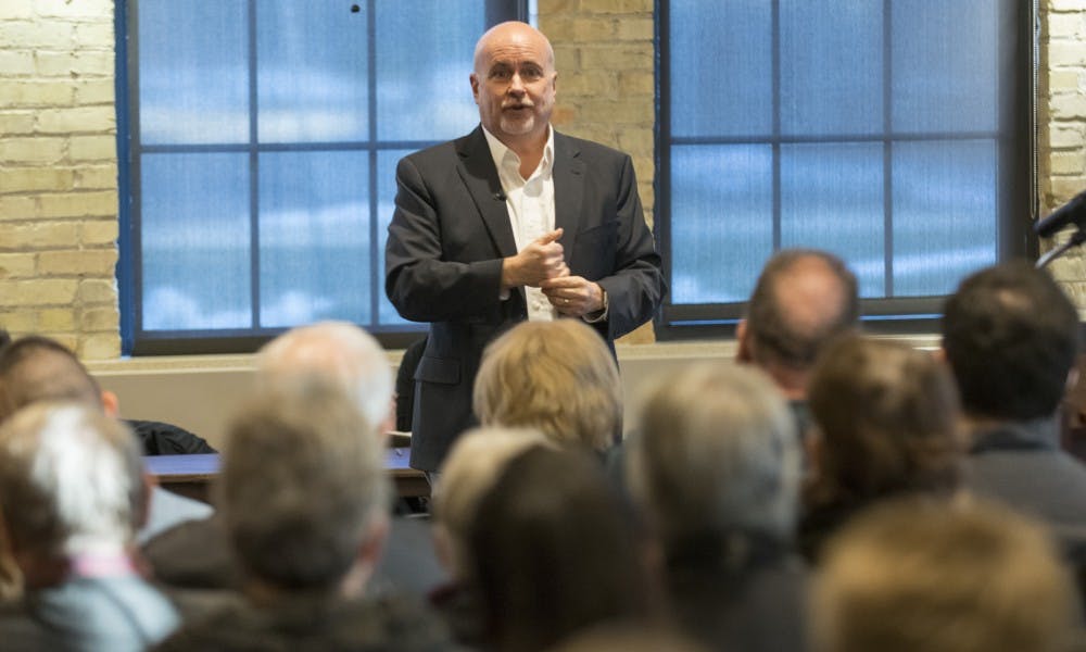 At a town hall in Madison, U.S. Congressman Mark Pocan addressed gun reform and his stance on the recently passed federal budget.