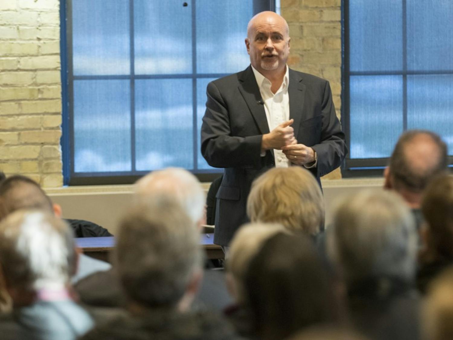 At a town hall in Madison, U.S. Congressman Mark Pocan addressed gun reform and his stance on the recently passed federal budget.