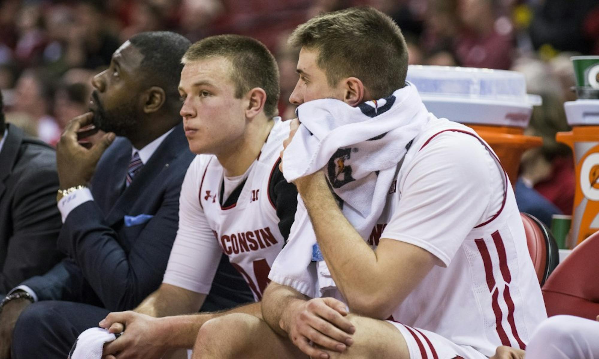 Senior&nbsp;Aaron&nbsp;Moesch and freshman&nbsp;Brad Davison have become close off the court, allowing Moesch to mentor the young Badger and help him develop into a future star.