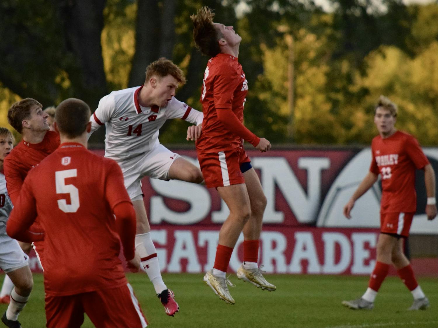 PHOTOS: Badgers Men's Soccer ties with Bradley 1-1