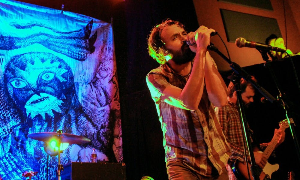 mewithoutYou gave a genuine performance against the backdrop of their 2015 album Pale Horses.&nbsp;