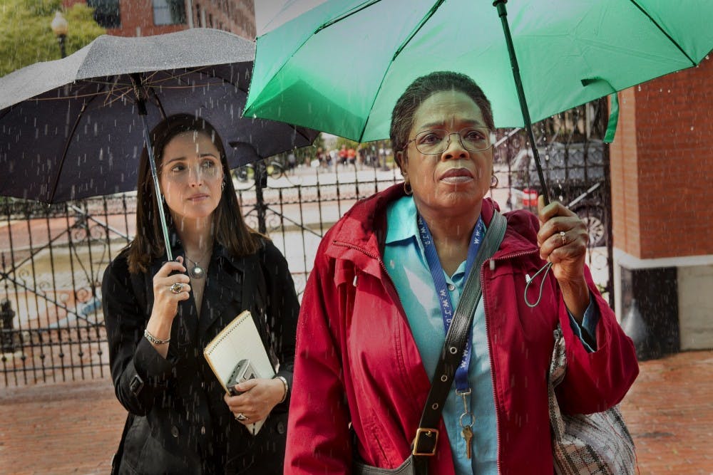 Rose Byrne (left) and Oprah Winfrey (right) star in "The Immortal Life of Henrietta Lacks," premiering tonight at 8 p.m. on HBO.