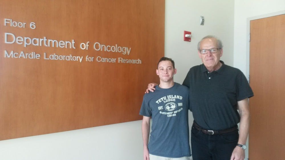 Jacob Blitstein and Dr. Falh