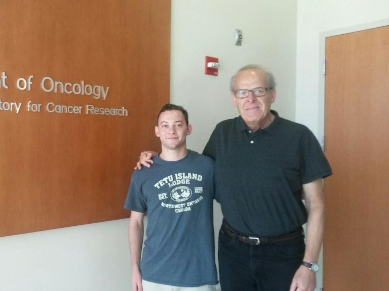 Jacob Blitstein and Dr. Falh