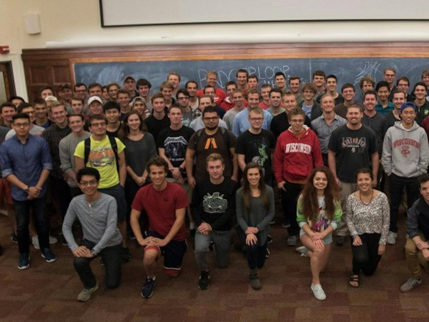 The UW-Madison Badgerloop team prepares for January's Hyperloop competition held by SpaceX. Photo courtesy of Badgerloop. 