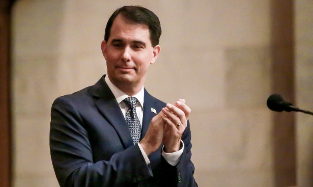 &nbsp;Gov. Scott Walker pledged $20 million more to less populated school districts and  $10.4 million for transportation costs in rural schools Wednesday as part of his K-12 public funding plan.