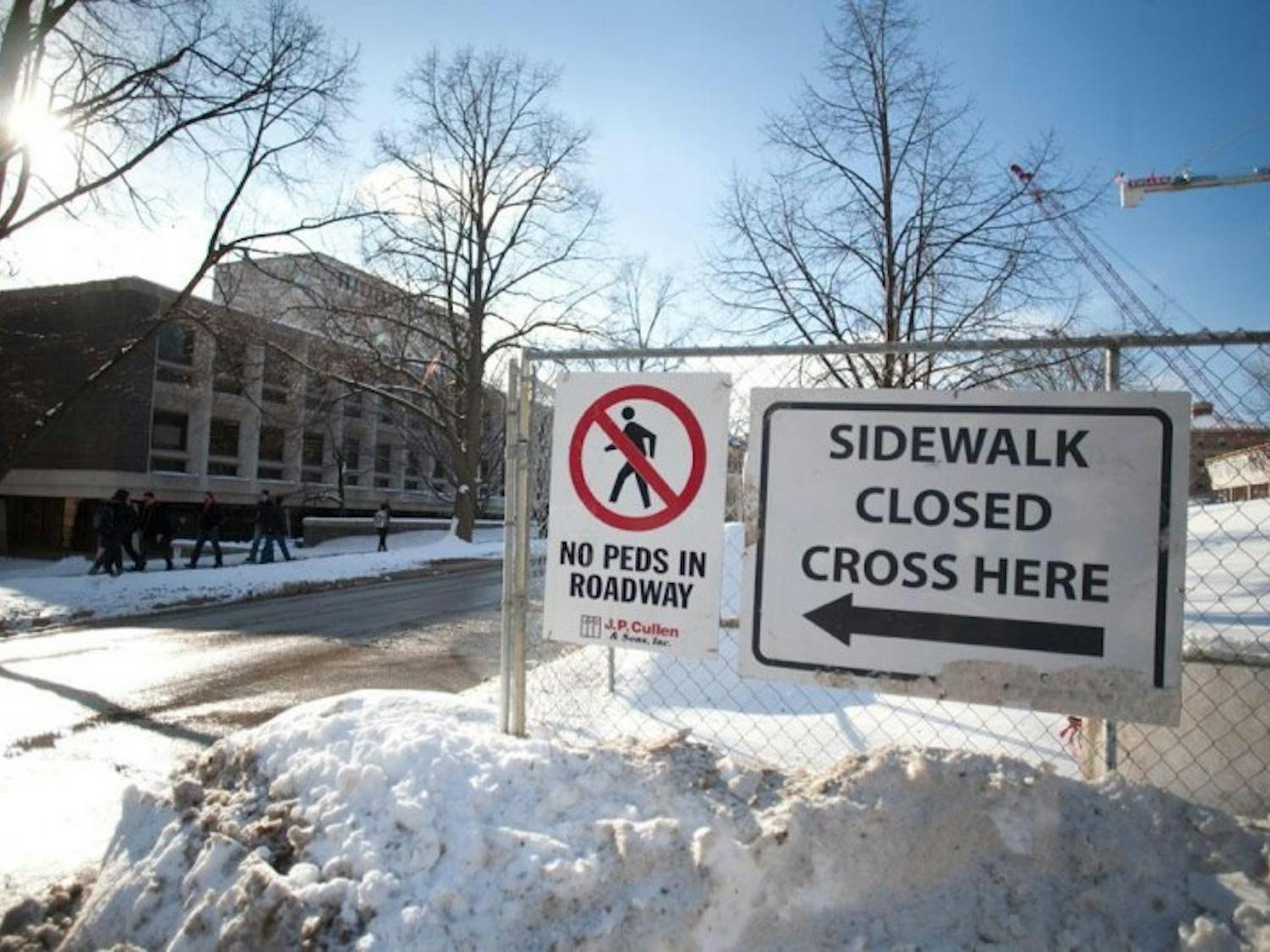 UW-Madison officials ask for caution near Linden construction