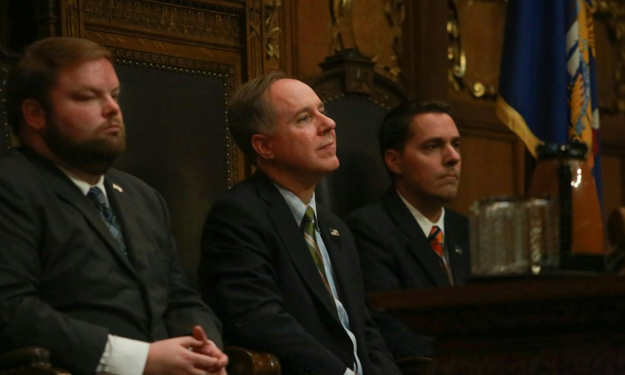 State Assembly Speaker Robin Vos, R-Rochester, came under fire Wednesday only appointing white lawmakers to a task force that will access the state’s prison system.