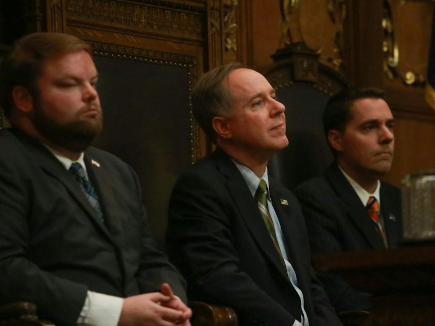 State Assembly Speaker Robin Vos, R-Rochester, came under fire Wednesday only appointing white lawmakers to a task force that will access the state’s prison system.