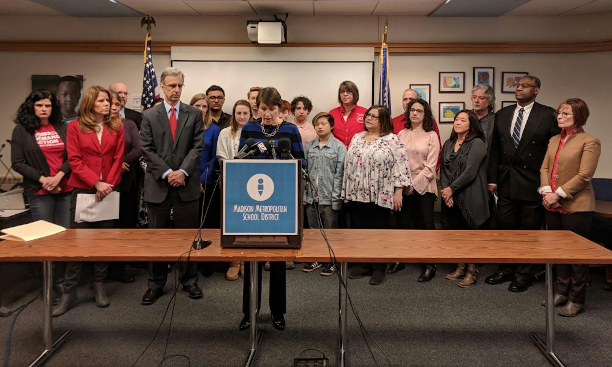 Dane County leaders called on state and federal legislators Monday to enact new gun reform legislation.