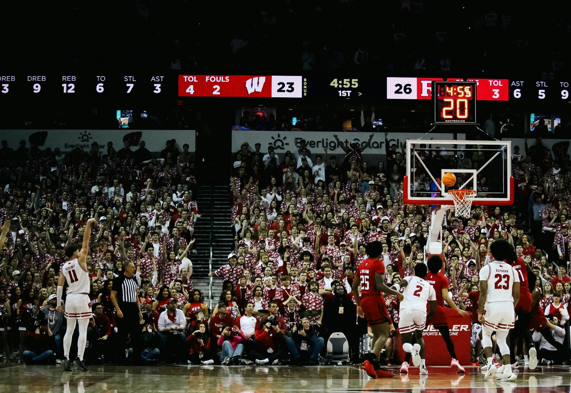 Wisconsin Badgers vs Rutgers Scarlet Knights 03.07.24