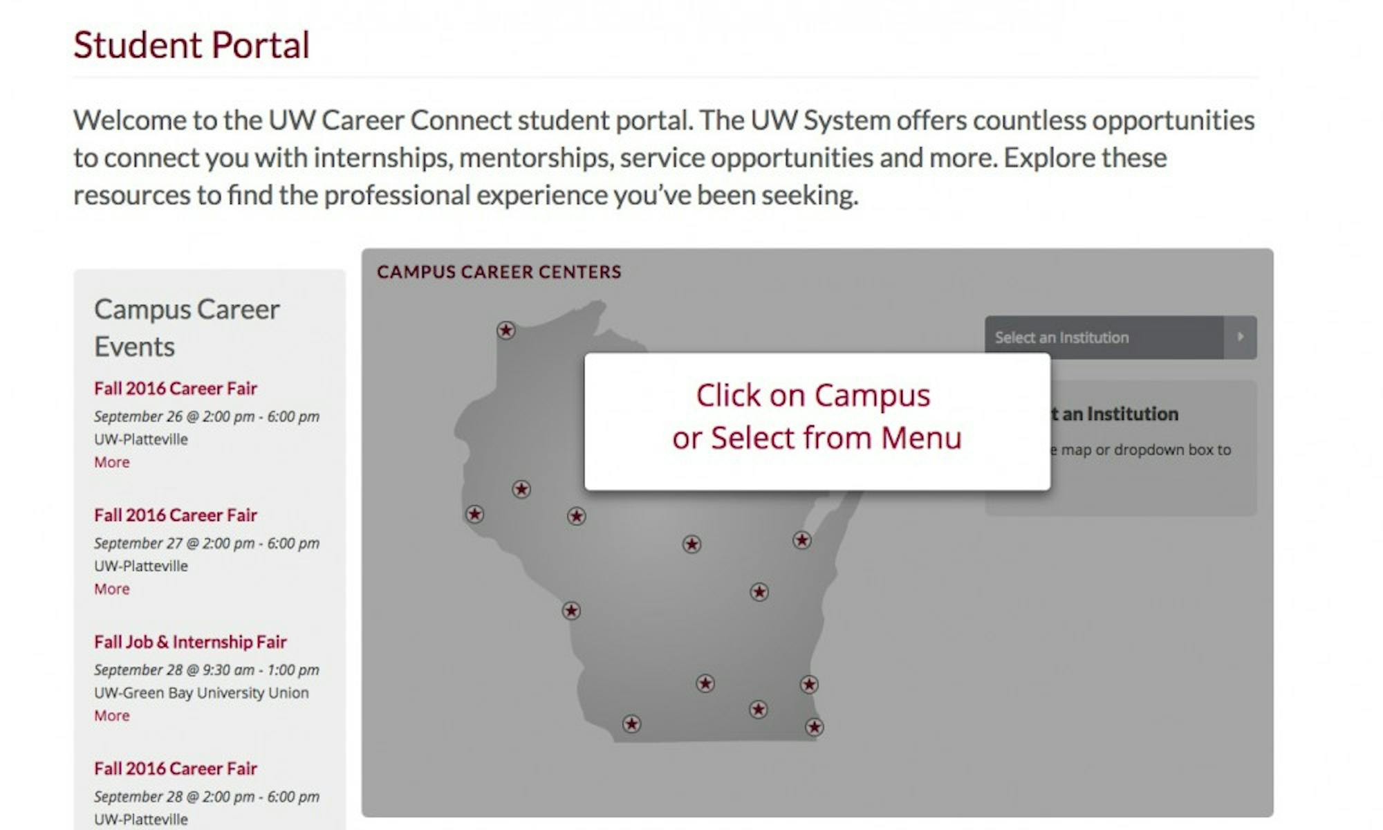 The Career Connect website will address state workforce needs by linking students with Wisconsin employers, says UW System President Ray Cross.