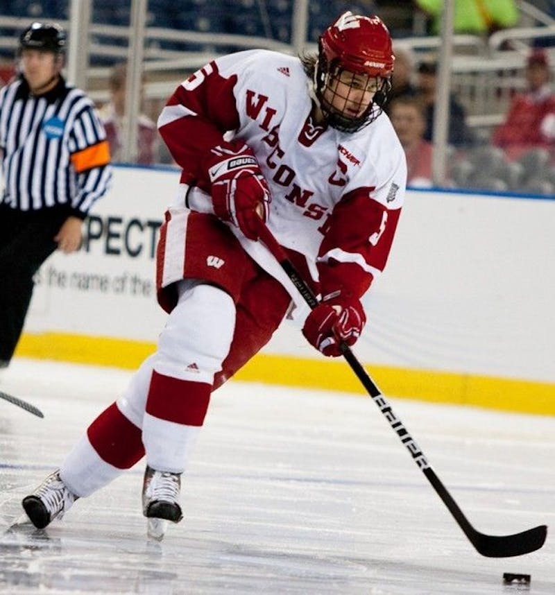 Former UW standout and Hobey Baker Award winner Blake Geoffrion will call Friday's hockey game against Penn State alongside John Buccigross.