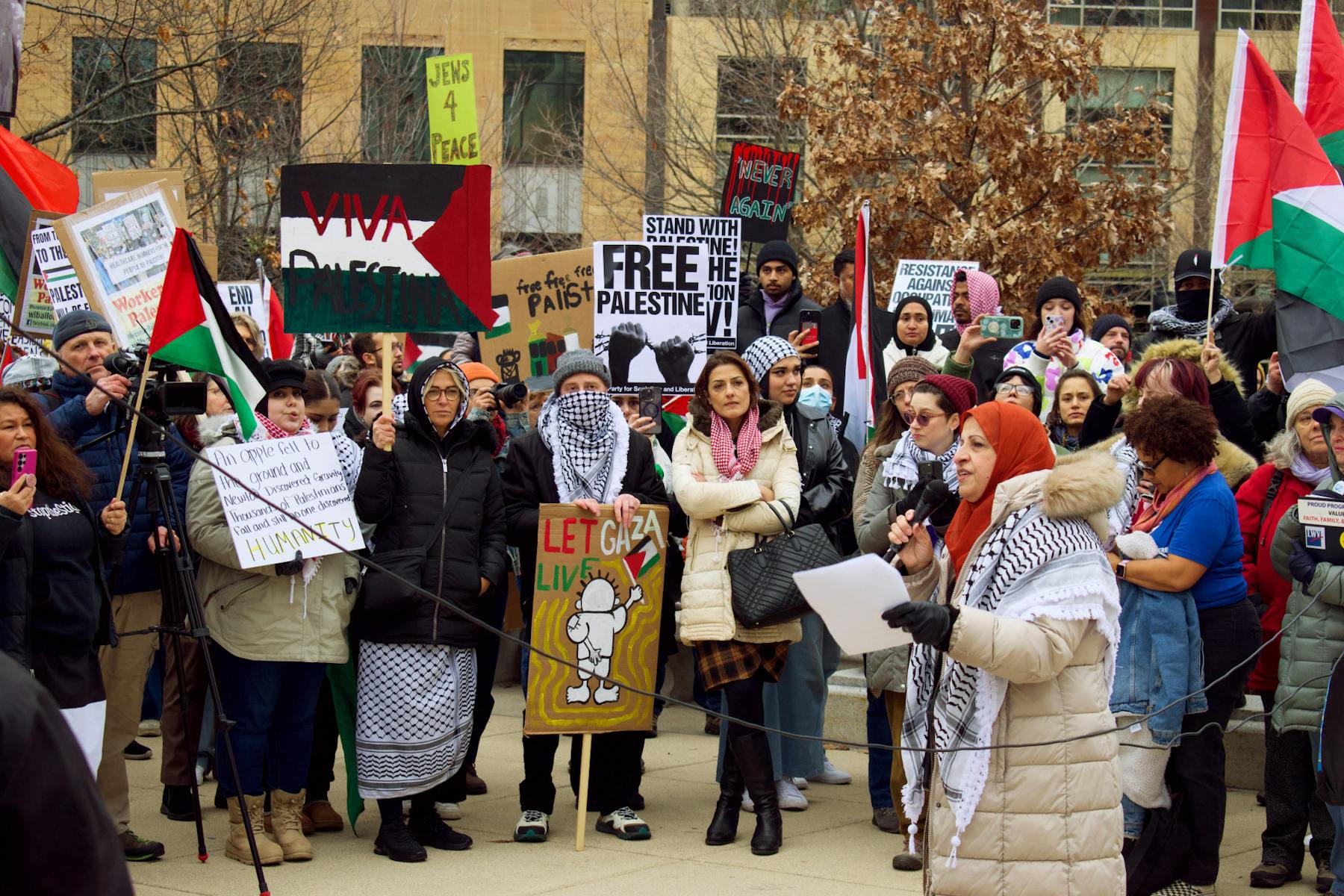 Monumental turnout for All Out for Palestine March in Madison - Wisconsin  Muslim Journal