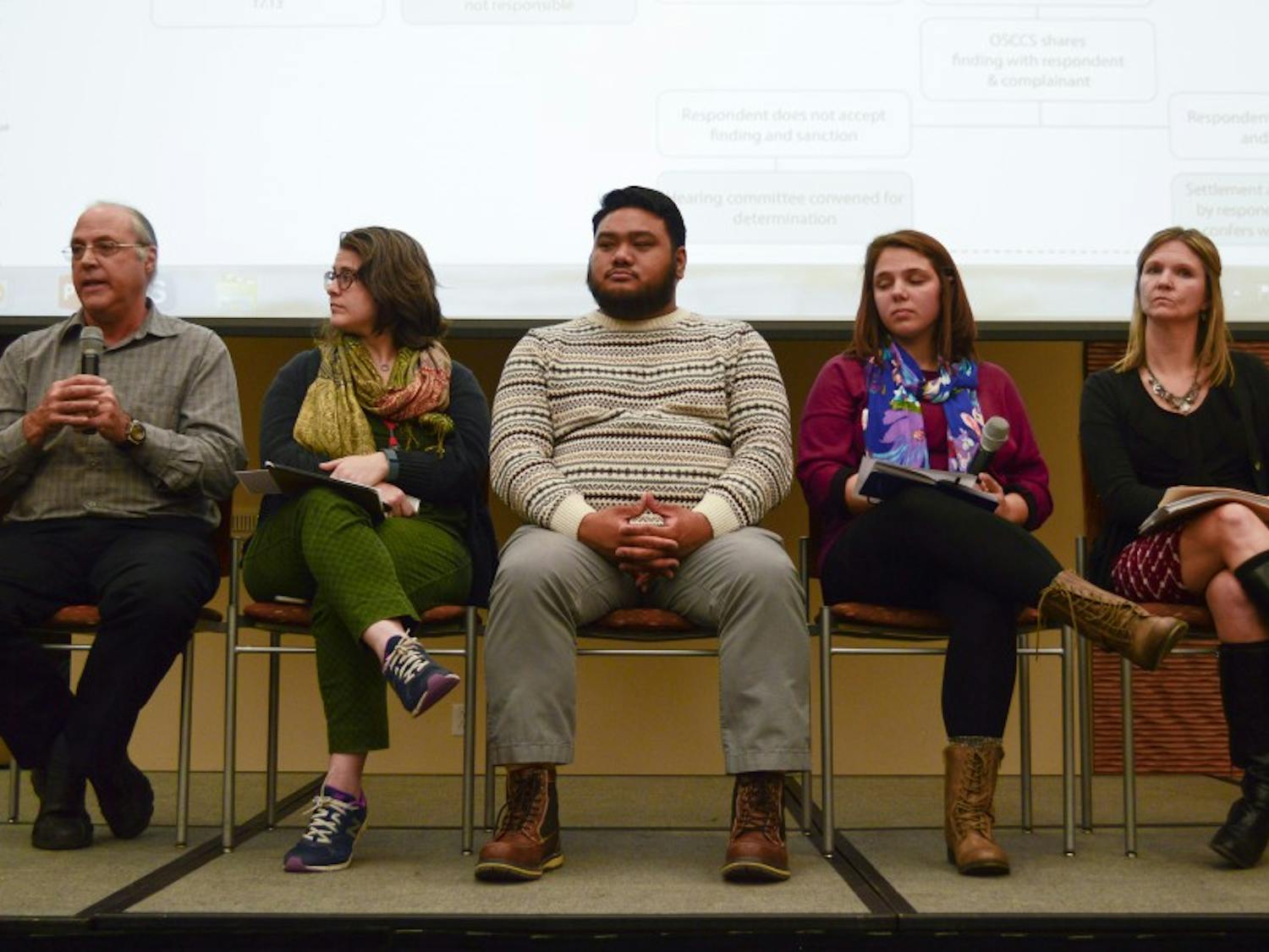 Panelists promoted open discussion of sexual assault and sex education at an event created by UW Homecoming Committee and We’re Better Than That.