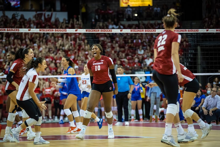 PHOTOS Wisconsin volleyball sets NCAA regular season attendance record