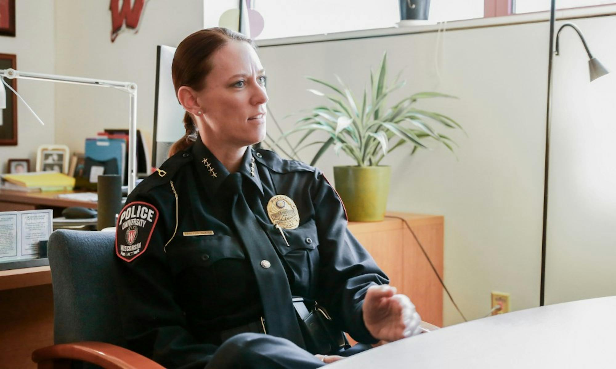 Newly appointed UW-Madison Police Department Chief Kristen Roman talked with The Daily Cardinal about using her 26 years of experience at Madison Police Department to maintain safety on campus.