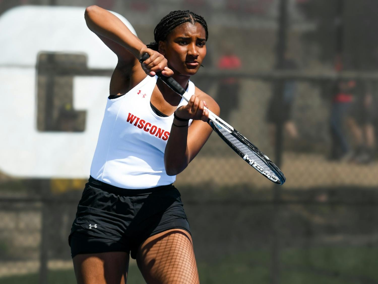 PHOTOS: Badgers Womens Tennis take down MSU on Senior Sunday