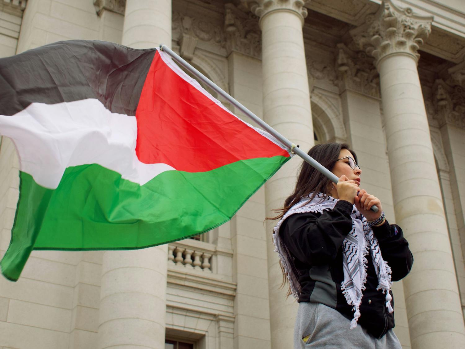 PHOTOS: ‘Wisconsin All Out for Palestine’ protest demands Gaza ceasefire at the Capitol