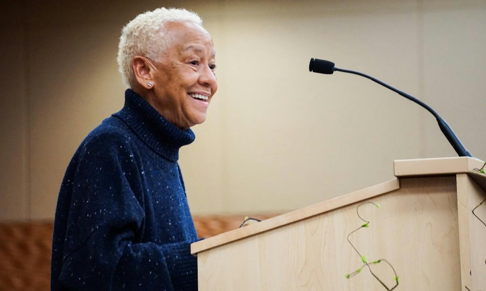 Nikki Giovanni, one of the world’s best-known living poets, delivered the keynote address in UW-Madison’s Black History Month lecture series. 