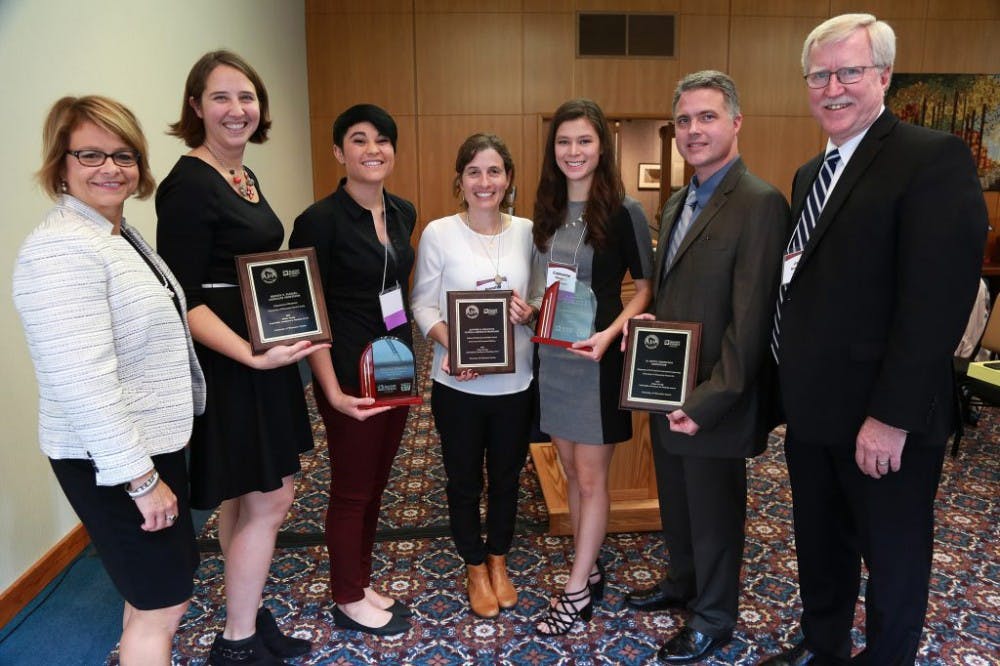 The awards, given by the Alliant Energy Foundation and the UW System, recognized both students and faculty for their outstanding research and academic accomplishments.
