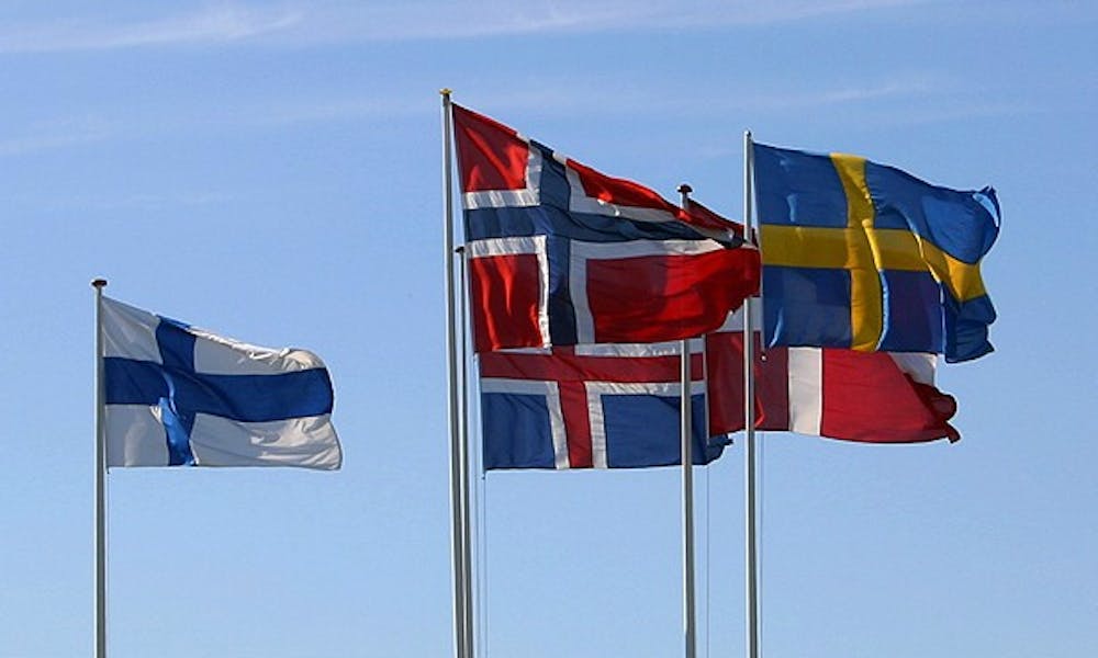 The region of Scandinavia consists of the countries of Denmark, Norway, Sweden, Finland and Iceland.&nbsp;